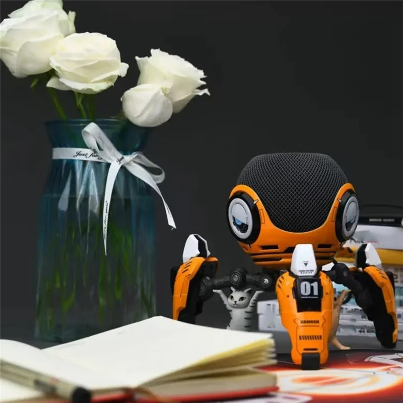 LA-Mini support haut-parleur Homepod gain de place Echo Dot 4Th/5Th Gen Alexa Dot 4Th/5Th Gen Orange