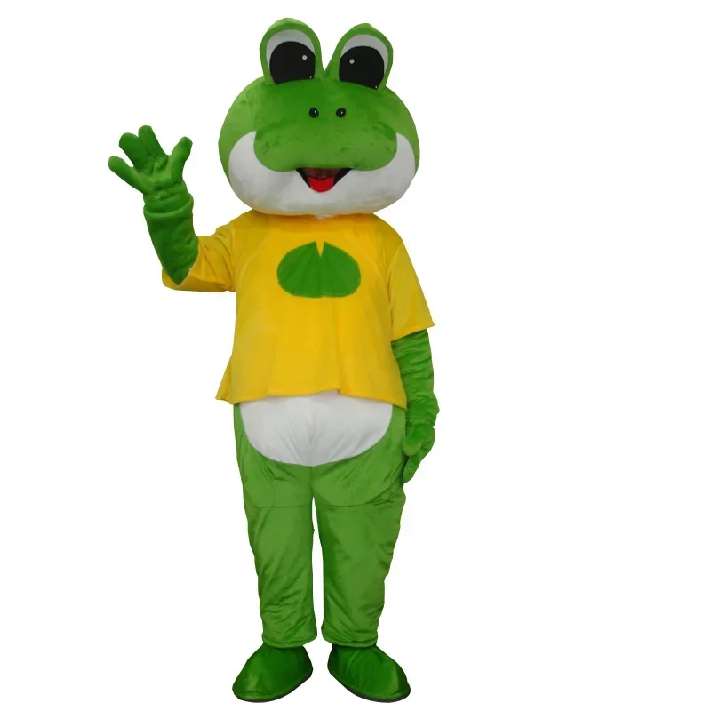 

[TML] Cosplay cut frog Mascot Costume T-shirt frog Cartoon character costume Advertising Costume Party Costumes animal carnival