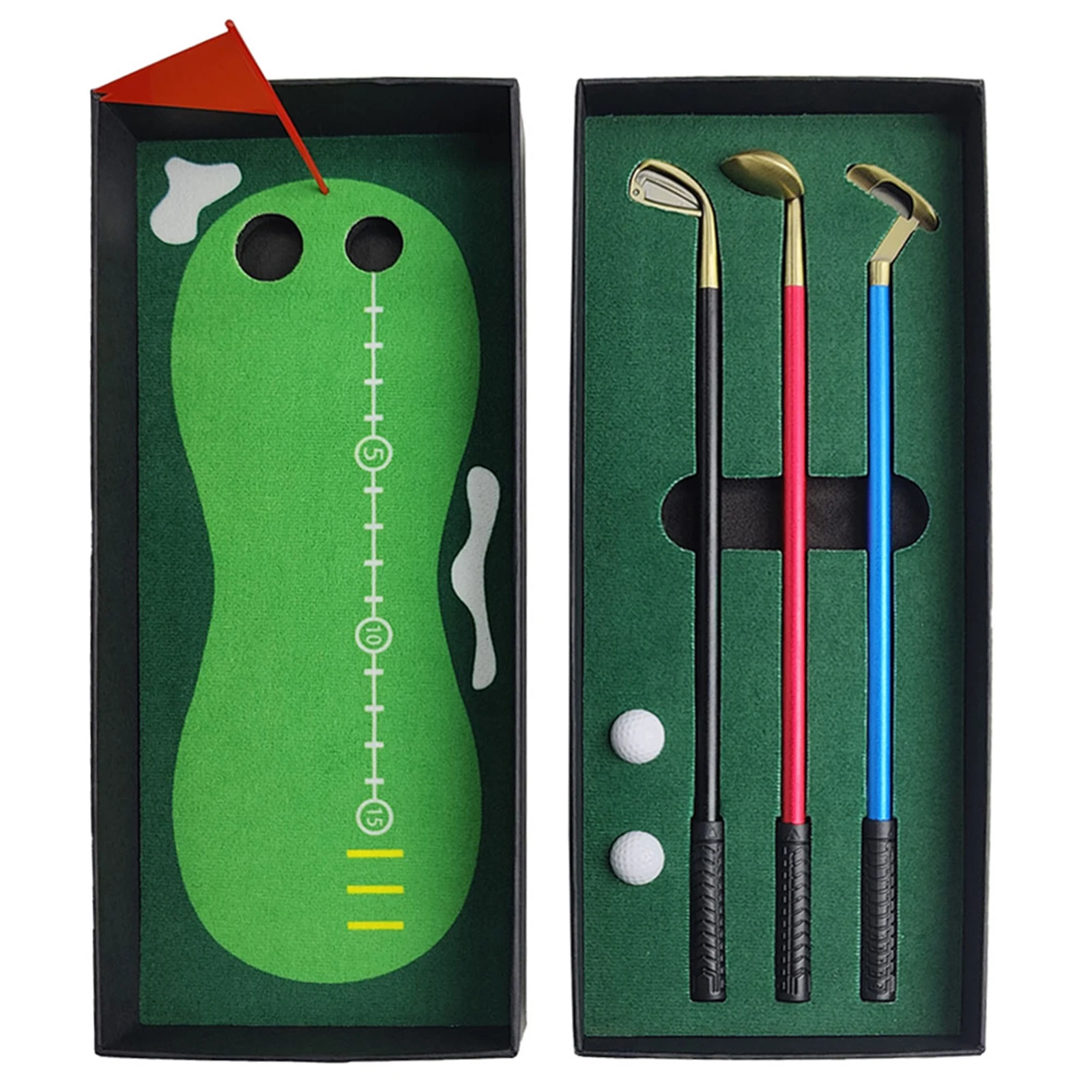 

Новинка, набор ручек-клюшек для гольфа, подарочные ручки для гольфистов, настольные Письменные ручки для игры в гольф, модные настольные игрушки из сплава