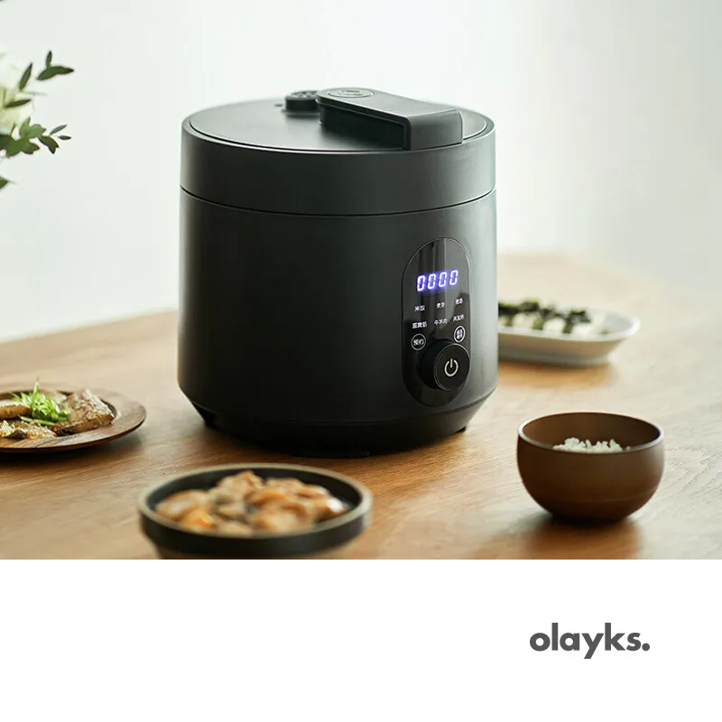 Olayks 3L High Pressure Cooker Mini Rice Cooker Hot Pot Food Warmer for