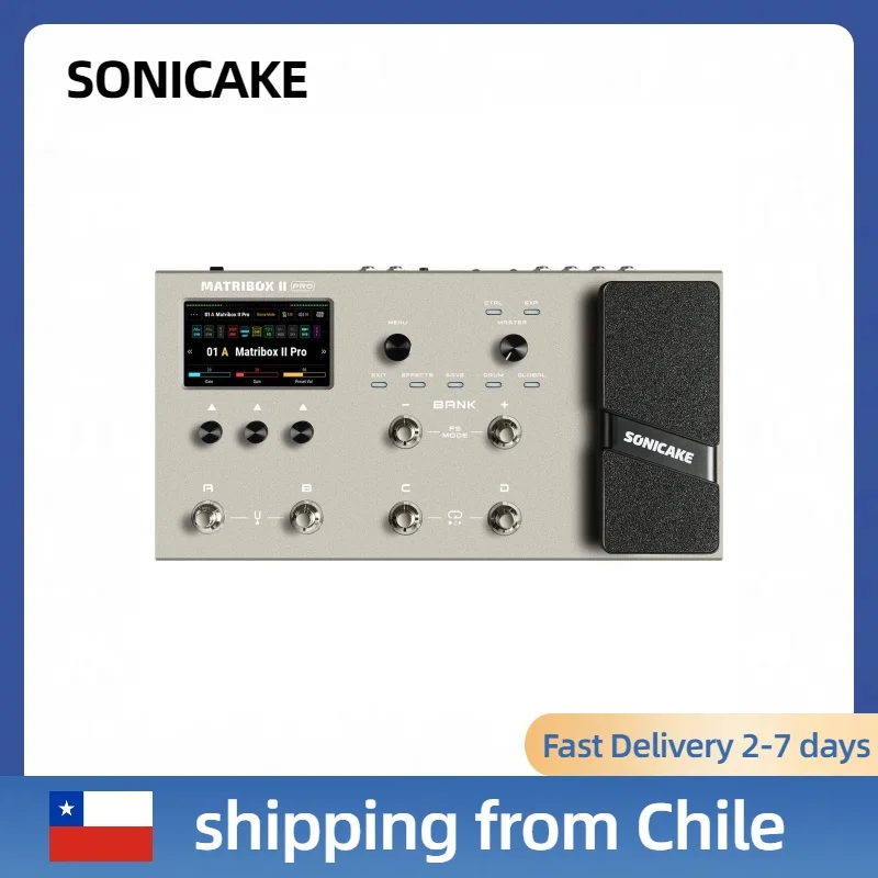 SONICAKE Matribox II Pro in Chile EU Plug Touch screen Guitar Bass Amp ...