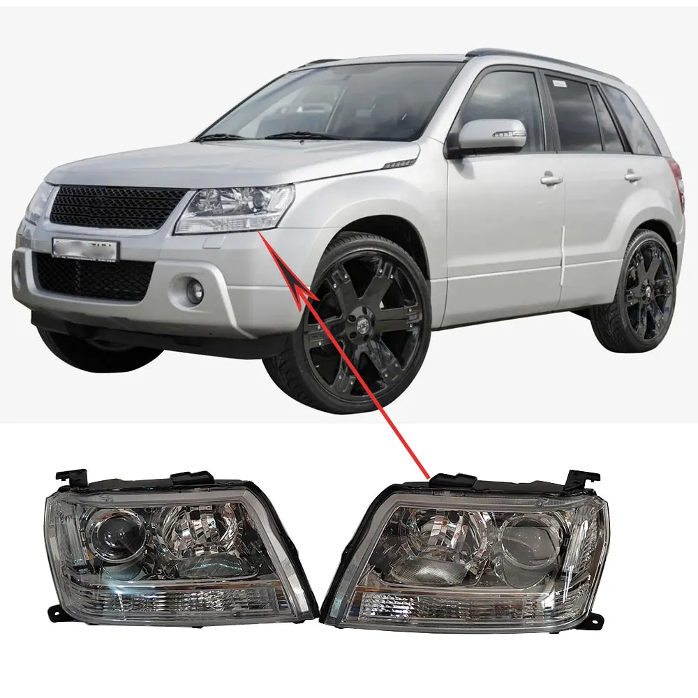 A Pair Car Headlight 35320 65JB2 For Suzuki Grand Vitara Escudo