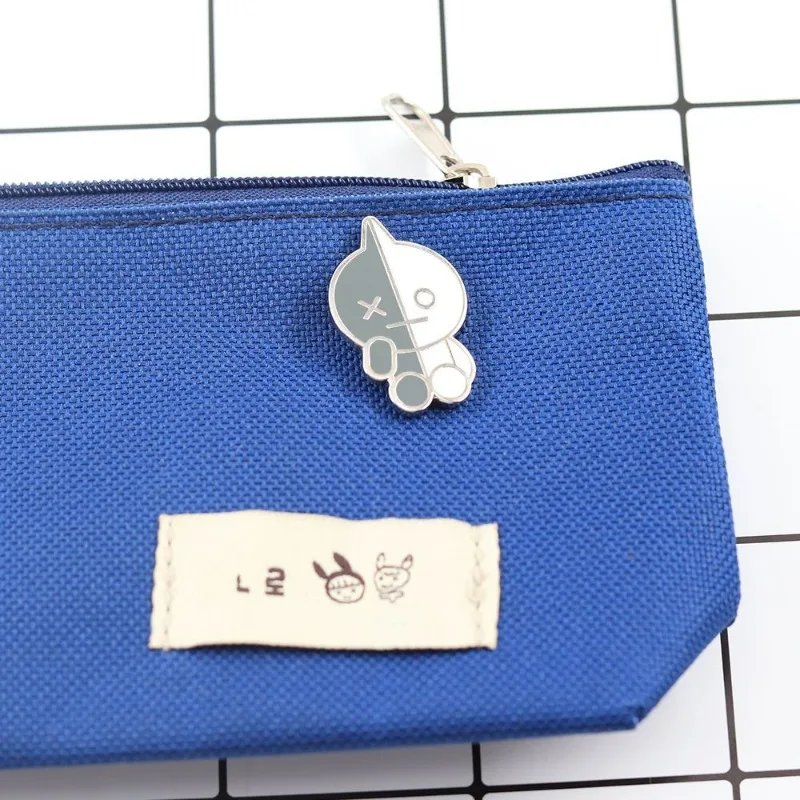 BT21 Tata Colorful Anime Cartoon Brooch - Creative Schoolbag & Clothing Accessory