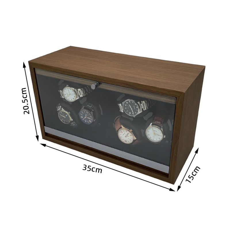 Watch Winder Box Automatic PU Leather Global Universal Power Cord Mechanical Watch Box Automatic Winding Fashionable Styles