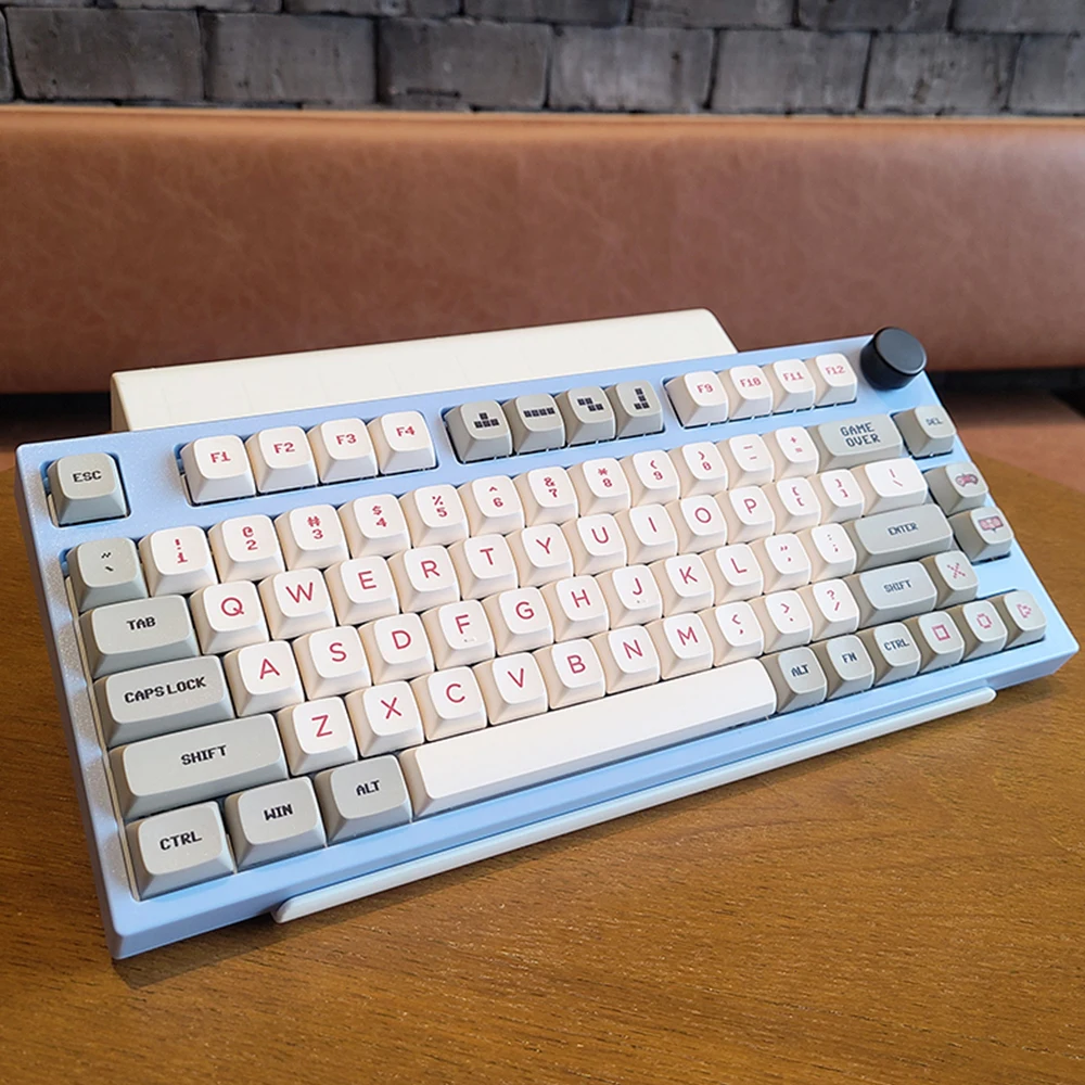 Keydous NJ80 AP Bluetooth 5.0 2.4g Typec Fn Programmable Blue Case