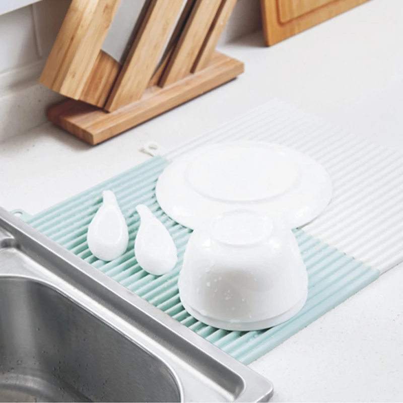 

Silicone Dishes Drying Mat for Kitchen Non Slip Multipurpose Heat Resistant Silicone Non Slip Multipurpose Heat Resistant