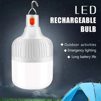 Led Light Bulb Usb Charging Port Hook Camping Portable Light Bulb Home Or Outdoor Party Market Power Outage Emergency 1
