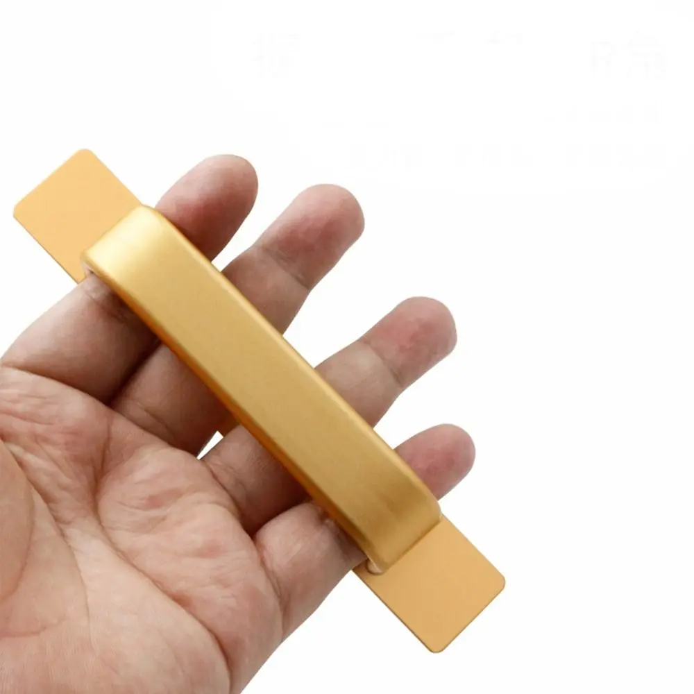 Furniture Handles Self Adhesive Handles Hardware Door Handle Self-Adhesive Modern Door Handlebar Pull Aluminium Alloy Knob Kitchen