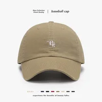 Outdoor Sun Protection Leisure Letters Embroidery Male Female Baseball Cap Fashion All-Matching Washed Trendy Breathable visors 1