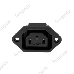 3 - Pin Electrical AC Power Plug and Socket Mount Connector (Type 3)