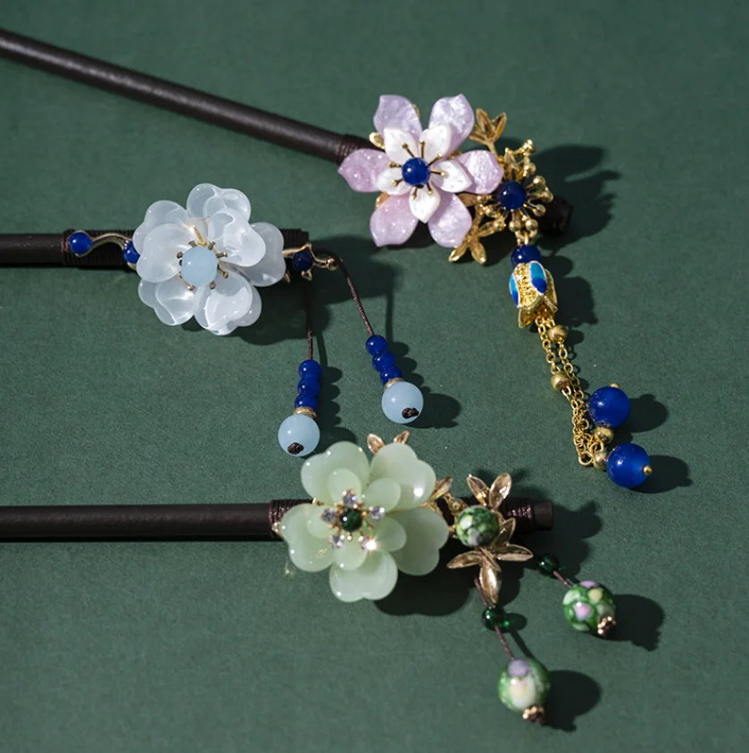 Wood Tassel Hairpin Chopstick Hair Stick Hair Ornament Styling Accessories hair accessory