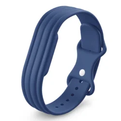 Silicone Sweatproof & Waterproof Sports Strap - Google Fitbit Air (Denim Blue)