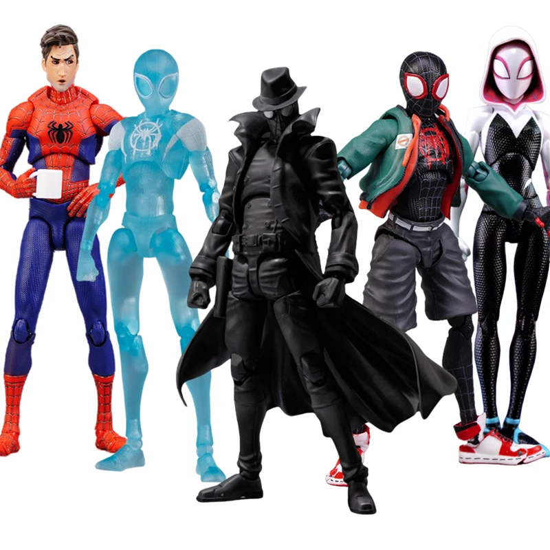 Spir-Man: In Die Spinne-Vers Meilen Morales Action Figur Moll Peter Parker Meilen Figur Spielzeug Puppe Kind Spielzeug Geschenk