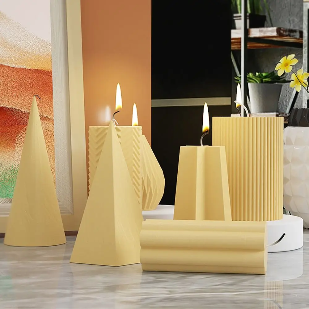 Description Picture 6 of itemHot 3D Silicone Cylinder Candle Mold Art Wax Snake Cone Mould Clay Tools Handmade Clay Soap Tools Church Party Wedding Supplies