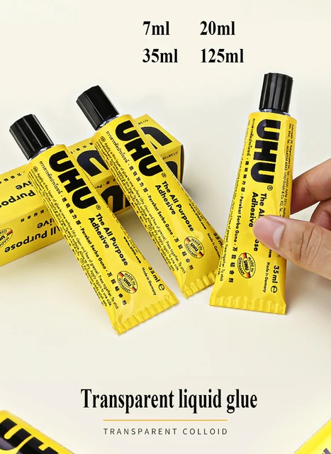 7/20/35/125ml Uhu Glue Strong Soft All-purpose Adhesive Plastic