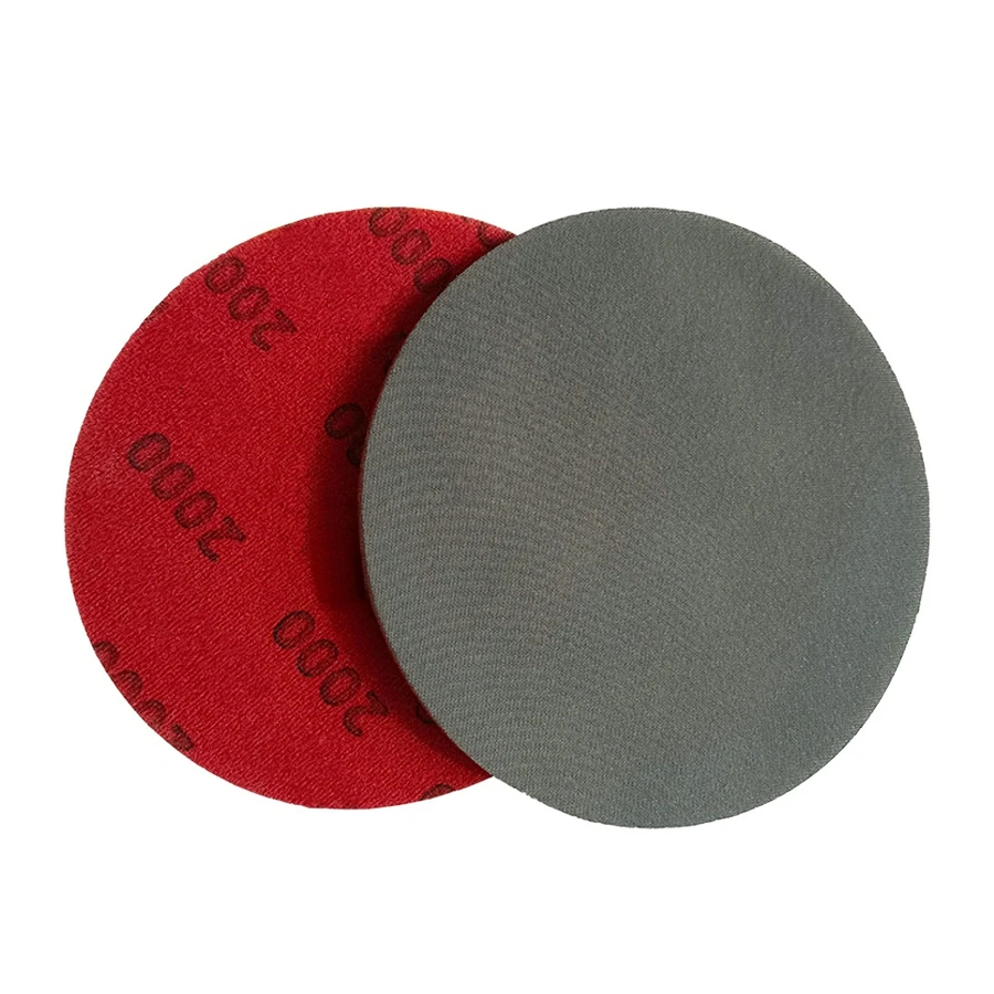 6 Inch Round Sponge Sandpaper 500-4000 Grit Self-Adhesive Flocking Car Paint Polishing Grinding Sandpaper Beauty Sandpaper