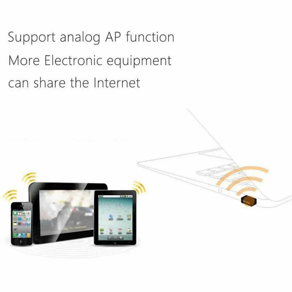 5Pcs 150Mbps 2.4ghz 무선 USB 어댑터 WiFi 동글, 강력한 벽 투과력, 장거리 신호 전송, 간편한 설정 USB
