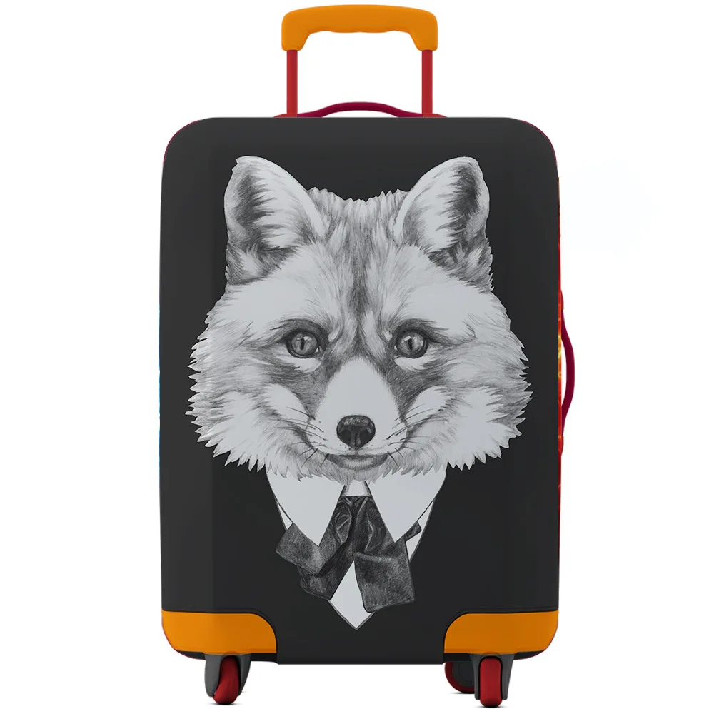 thumbnail image 1 of Funda de equipaje de tela elástica, funda protectora para maletas, funda protectora para equipaje, adecuada para maletas de 18 a 32 pulgadas, organizador de viaje, 1 of 5