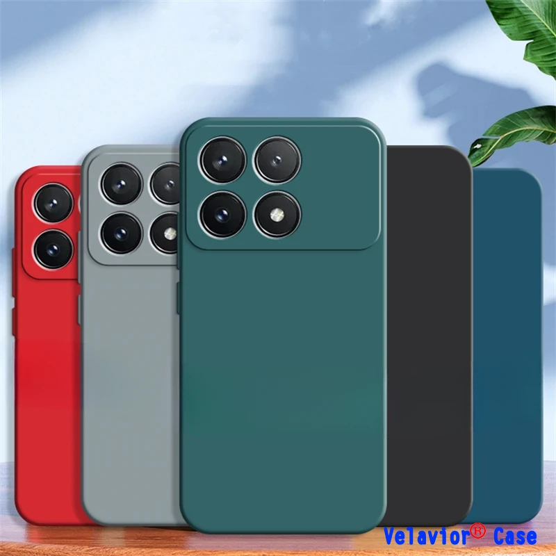 

Case for Xiaomi Redmi K70 Pro Original Liquid Silicone Soft for Redmi K70 Pro Cover TPU Phone Bumper Coque Redmi K70 Pro Fundas