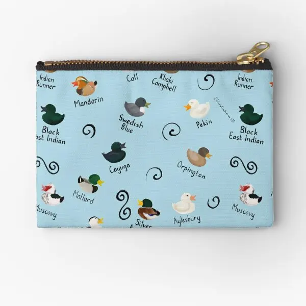 Ducks Ducks Ducks Zipper Pouches: The Perfect Small Bag for All Your Storage Needs