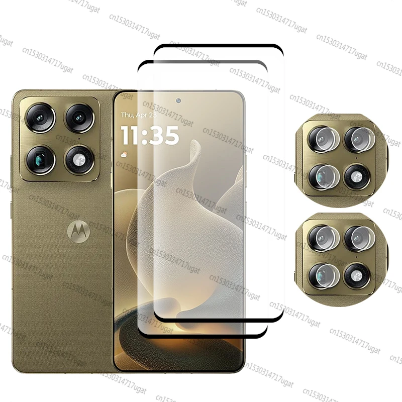 Premium Full Cover Tempered Glass Screen & Camera Lens Protector
