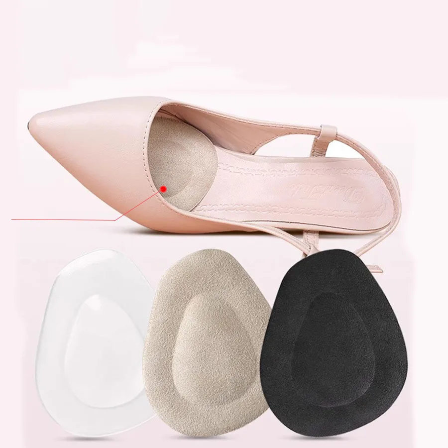 Forefoot Cushion 1 pairs of silicone forefoot cushions self-adhesive and invisible for high heels sandals and sneakers suitable for all season