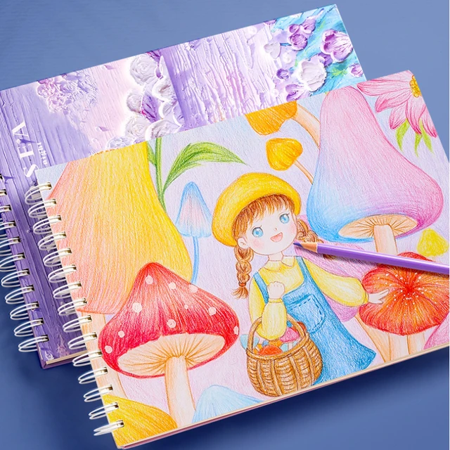 Sketch Book - A4 Size - 250g Paper - For Acrylic & Watercolor
