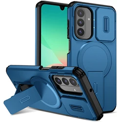 Enhanced Protective Hard Case with Wireless Charging and Anti - Fall Design - Galaxy A16 5G (Blue)