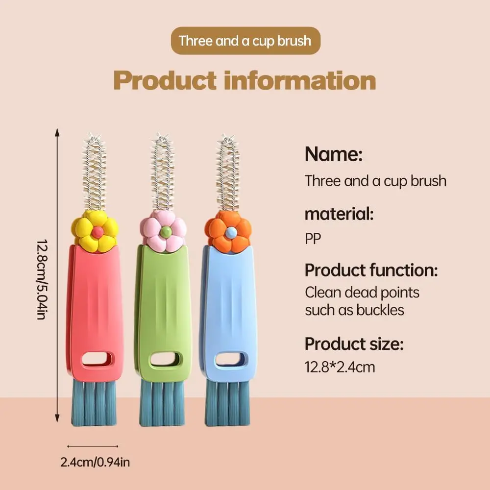 Portable Nylon Plastic Mini Small Cleaning Brush for Window Groove Keyboard Cleaner Corner Dust Remover Computer Cleaning Tool 5