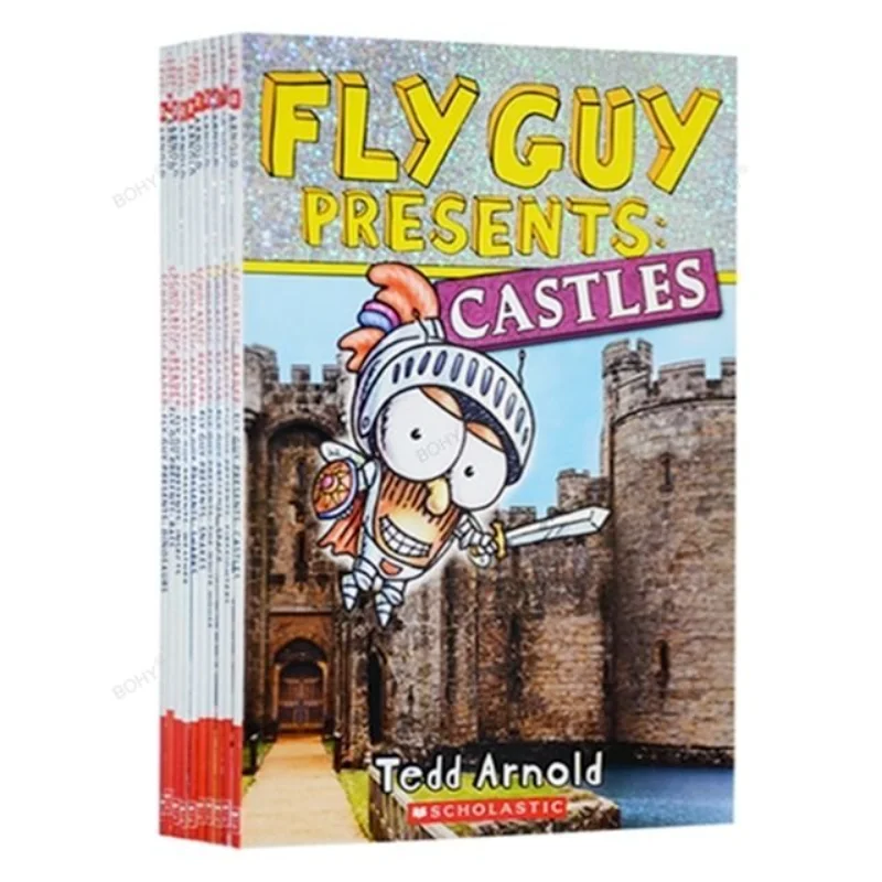 

Original English Picture Book Fly Guy Presents Popular Science Stories 11 Volumes with Free Audio