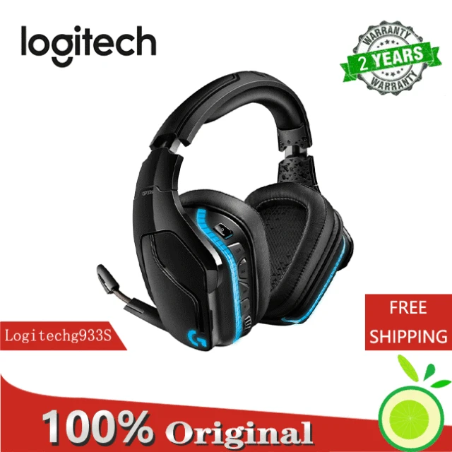 New Logitech G933s Wired / Wireless 7.1 Surround RGB Game Headset Multi-Platform DTS Dolby Headphone for laptop PC Smartphone 1