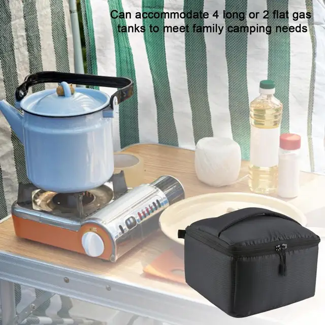 Gáztartály Sütőálka Tároló Táska Kültéri Kemping Piknik Edények Utazási Konyha Szervező - Image 4
