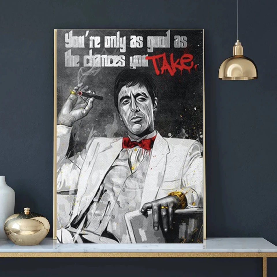 Poster Décoratif Sur Toile Al Pacino Scarface, Films, Tony Montana