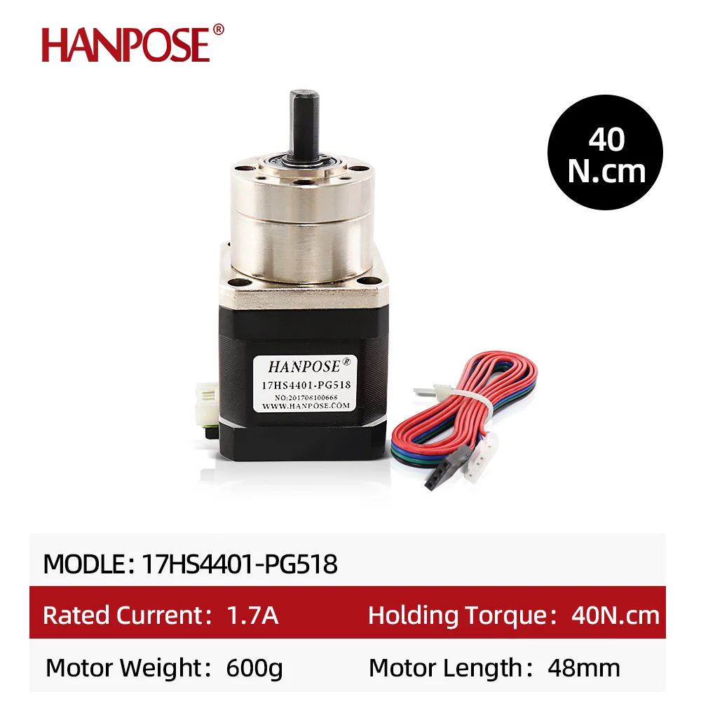 Stepper Motor Nema 17 Planetary geared Gearbox All Ratio 17HS4401S 6401S 8401S motor For 3D Printer nema17 gear