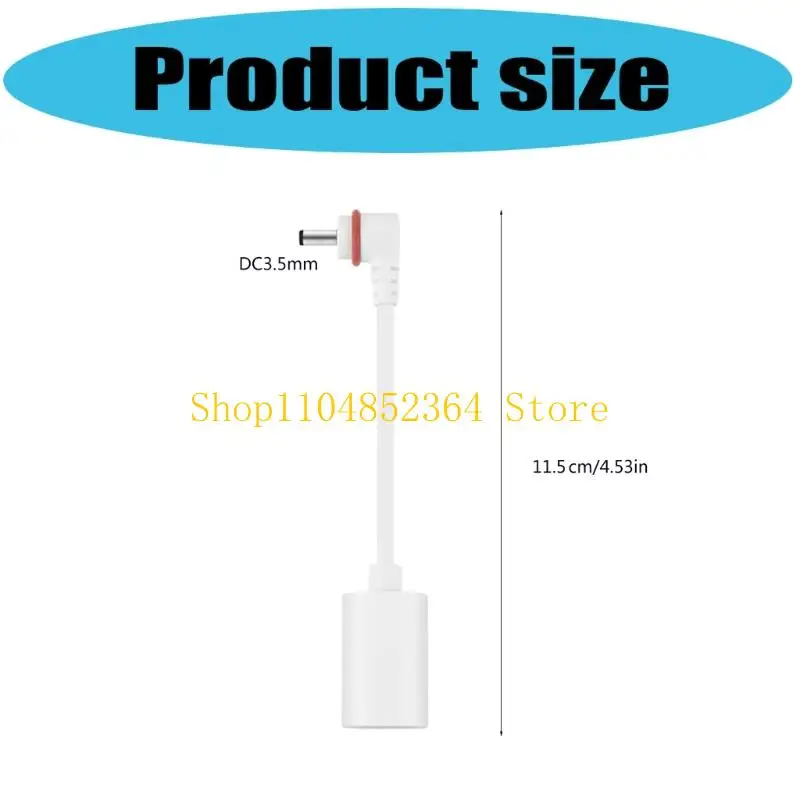 보안 카메라 전원 어댑터 코드 USB C-3.5mm 플러그 어댑터 태양광 패널 모니터링 카메라 케이블 설치가 용이함