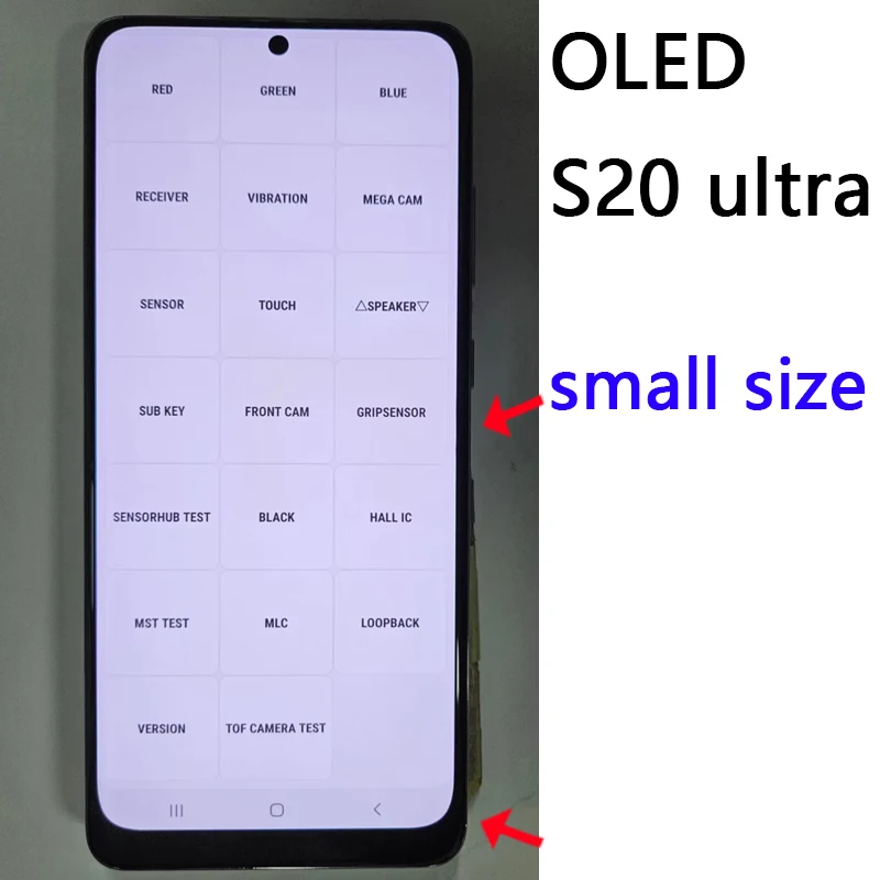  ÷ ġ ũ Ÿ , Ｚ  S20 Ʈ G988 G988F 5G LCD, A +++ ũ S20 Ʈ OLED, ǰ