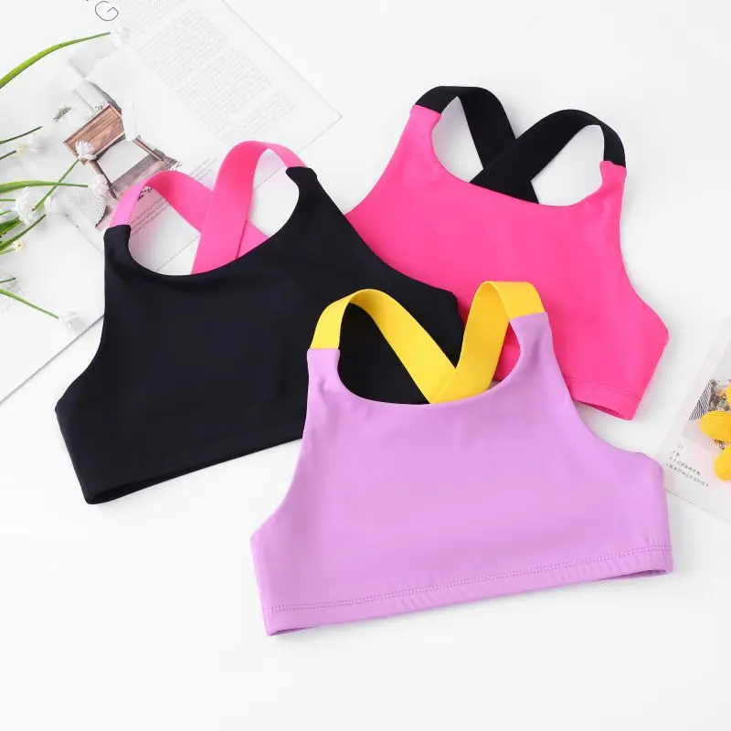 Kids tops Summer Spring Autumn Quick Dry Sports Vest for Kids Girls Outdoor Running Fitness Breathable Camisole