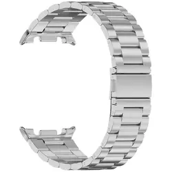 Premium Stainless Steel Watchband Bracelet - Metal Strap, No Gaps, - Galaxy Watch 8 44mm (Silver)