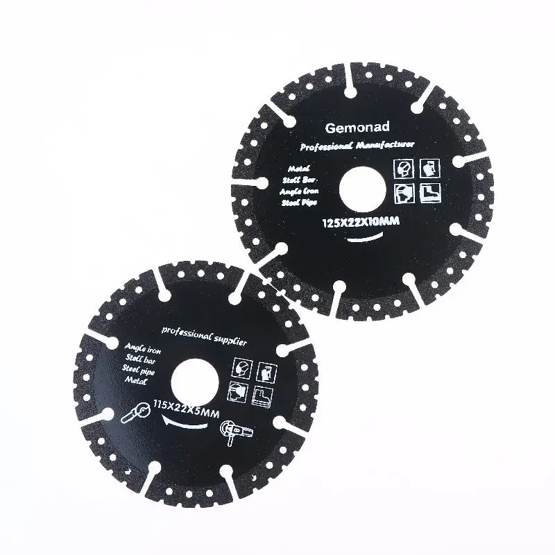 새로운 115/125mm 금속 절단 다이아몬드 블레이드 - 강철, 알루미늄, 콘크리트, 석재, 대리석, 철 절단용 날카로운 디스크