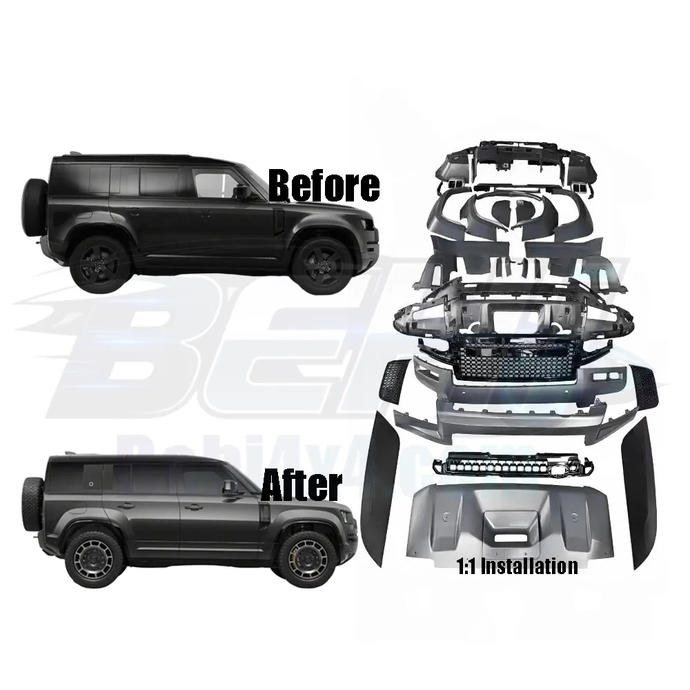 ランドローバー新型ディフェンダー110/90/130外装パーツ高品質ABS