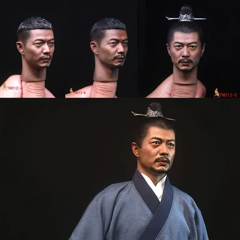 

2 Styles 1/6 Man Soldier Delicate Painted Head Sculpt Ancient Figure Carving Toys Fit 12" Moveable Body Original Collectible