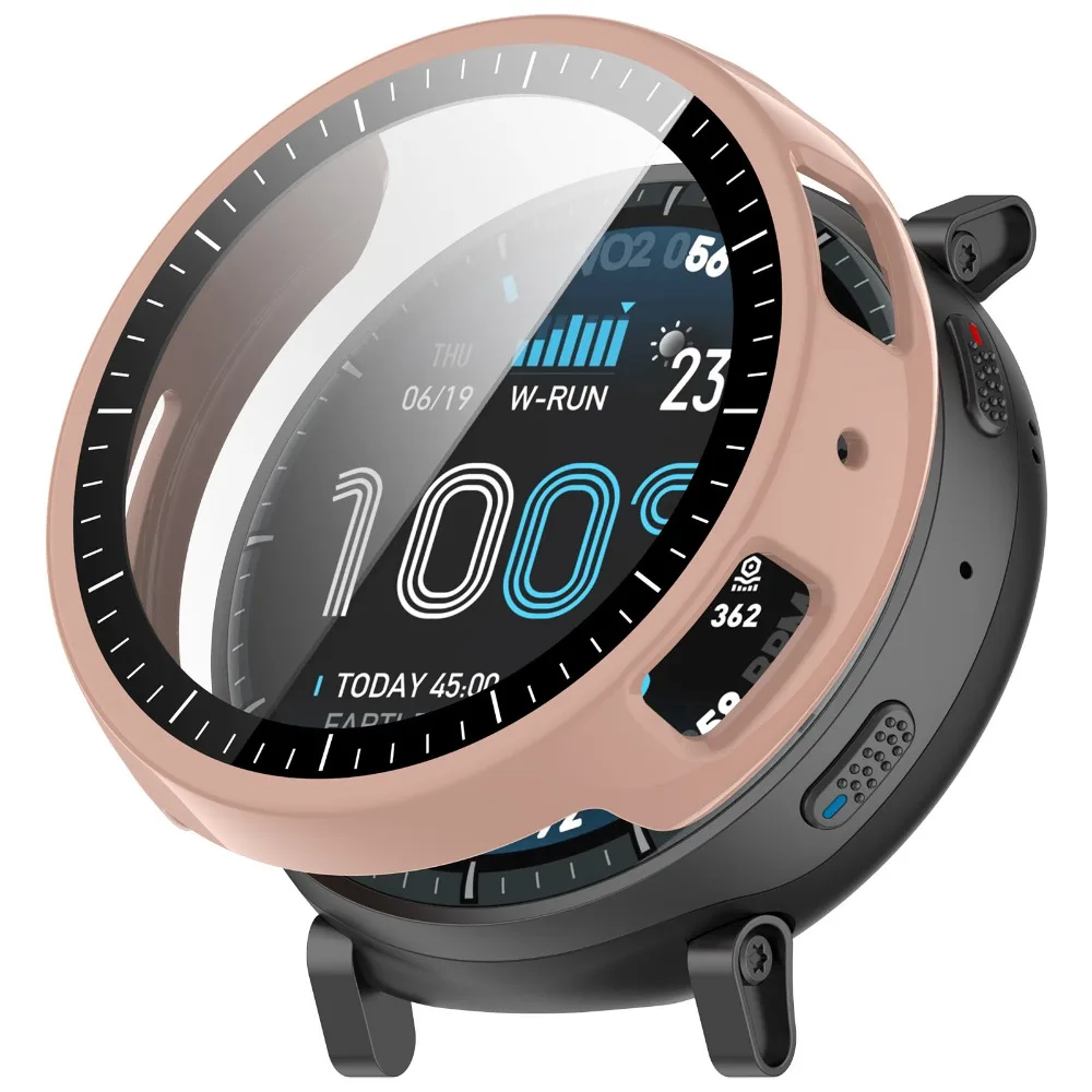 PC-Gehäuse + Glas für Amazfit Active MAX Displayschutzfolie, kratzfeste Folie, Stoßschutz, Schutzhülle, Amazfit Active MAX Zubehör – Detail 9