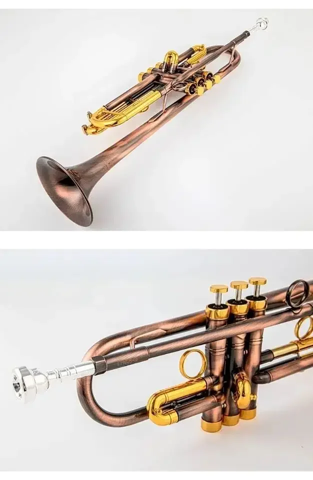 USA high quality Trumpet Model 43 B tune Gold copper LT180S-43 Trumpete trompete with Original Case