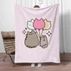 Microfiber Blanket Sofa Winter Pusheens Bed Blankets for Adults Cute Throw Blanket Fluffy Custom Blankets and Throws Beach Towel 1