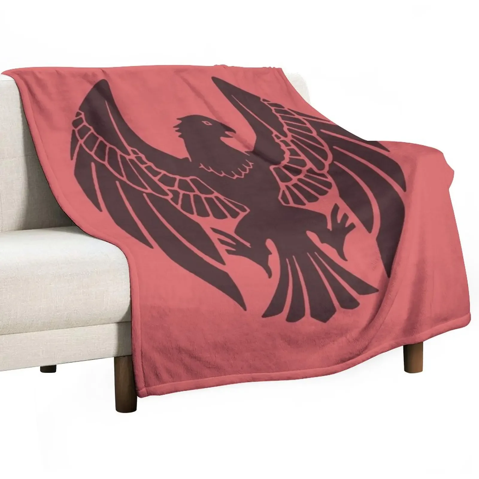 

Fire Emblem: Three Houses - Black Eagles Emblem [Colored] Throw Blanket Travel Sofas Blankets