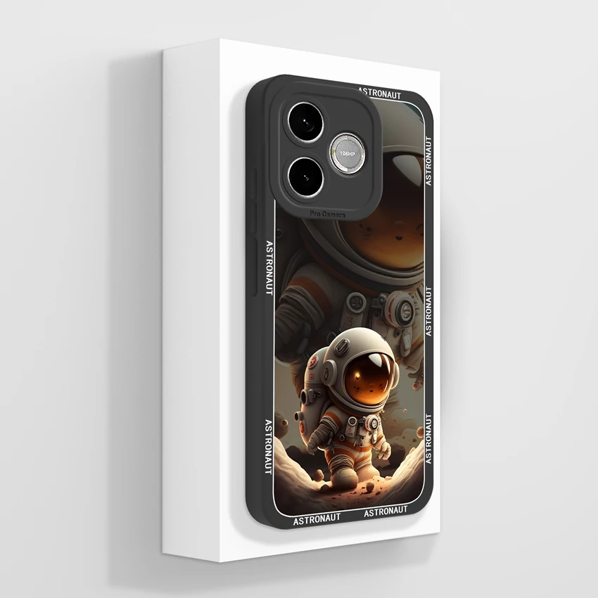 Cute Cat Claw Cartoon Print Phone Case with Camera Protection - Soft Liquid Silicone Housing