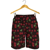 Fashion Cherry 3D Printed Beach Shorts Men Clothes Cartoon Fruits Pattern Swim Trunks Summer Streetwear Oversized Short Pants 2