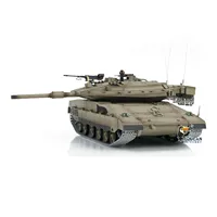 1:16 Heng Long 3958 RC Main Battle Tank IDF Merkava MK IV FPV Camera Upgrade Edition Barrel Recoil Smoke Unit Metal Tracked Toys 2