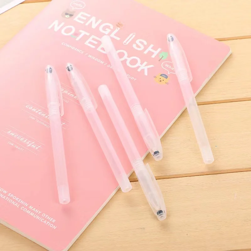 10/50Pcs/Set A Pen 9 Colors Erasable Pen Set 0.5mm Washable Handle Magic Erasable Gel Pen Refills Rod Students Kawaii Stationery 6