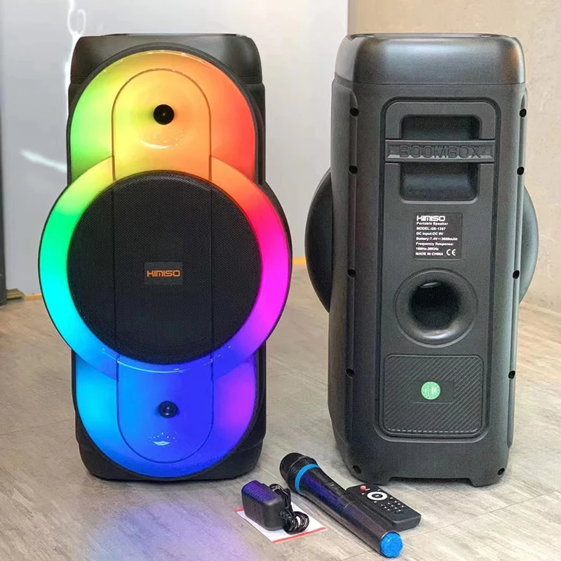 

Новинка 2023, мощная крутая подсветка, Hi-Fi-звук, качественный бас, Беспроводная Bluetooth-колонка, внешняя телефонная связь, домашняя TF-карта, FM-радио